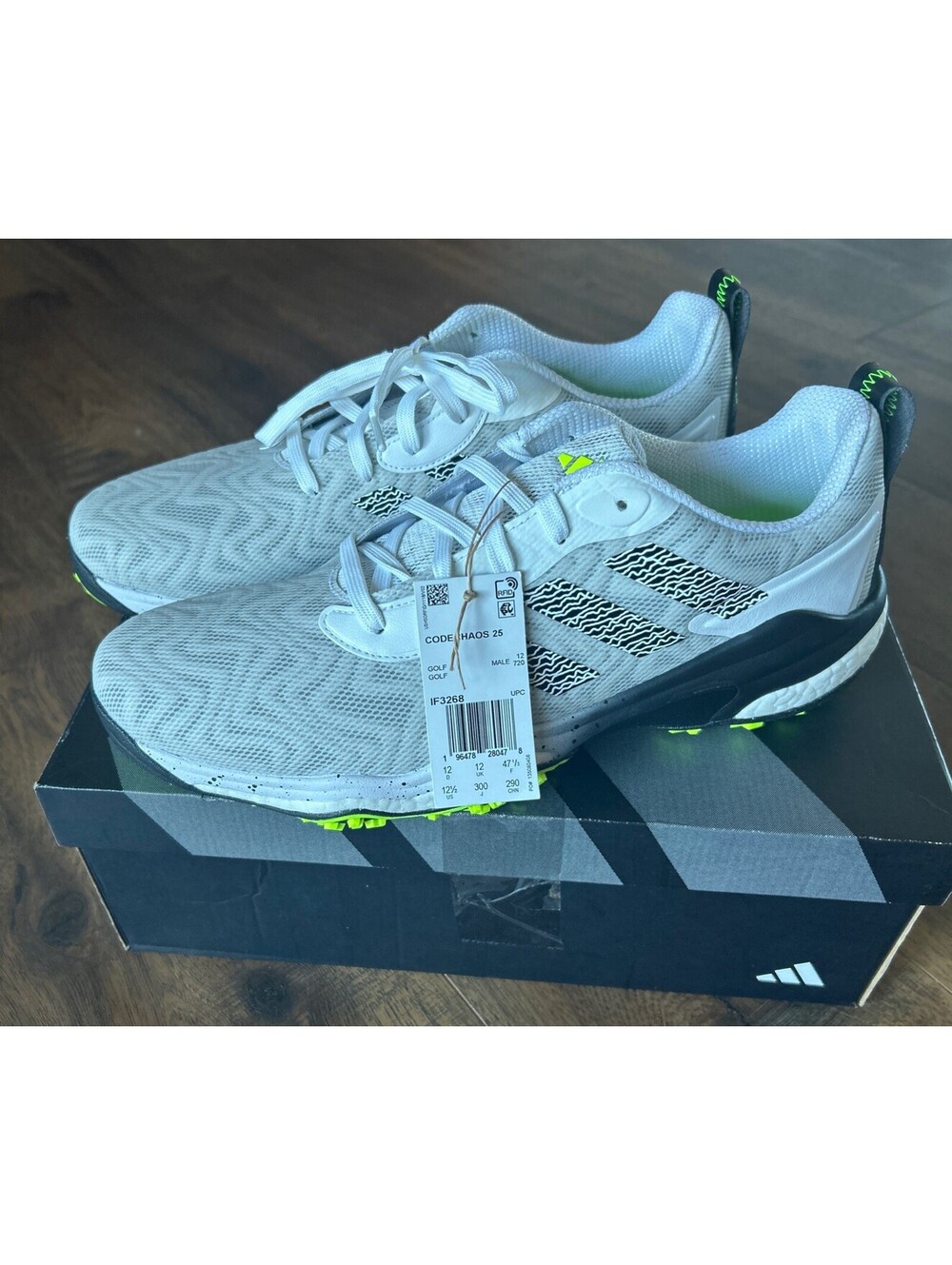 Adidas men's CodeChaos 25 spikeless golf shoes IF3268 12.5 Medium New In Box!